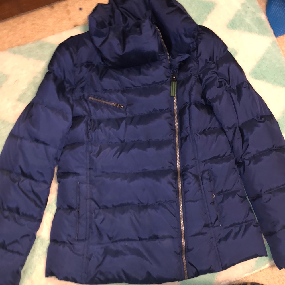 Gorgeous royal blue down winter coat